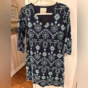 STS Embroidered Eyelet Dress S